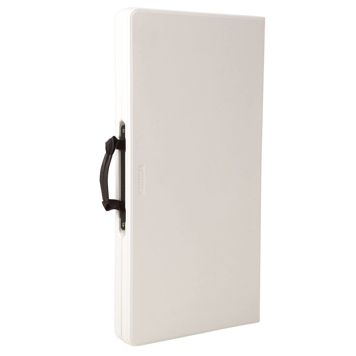 White 34 Inch Fold in Half Square Table E841