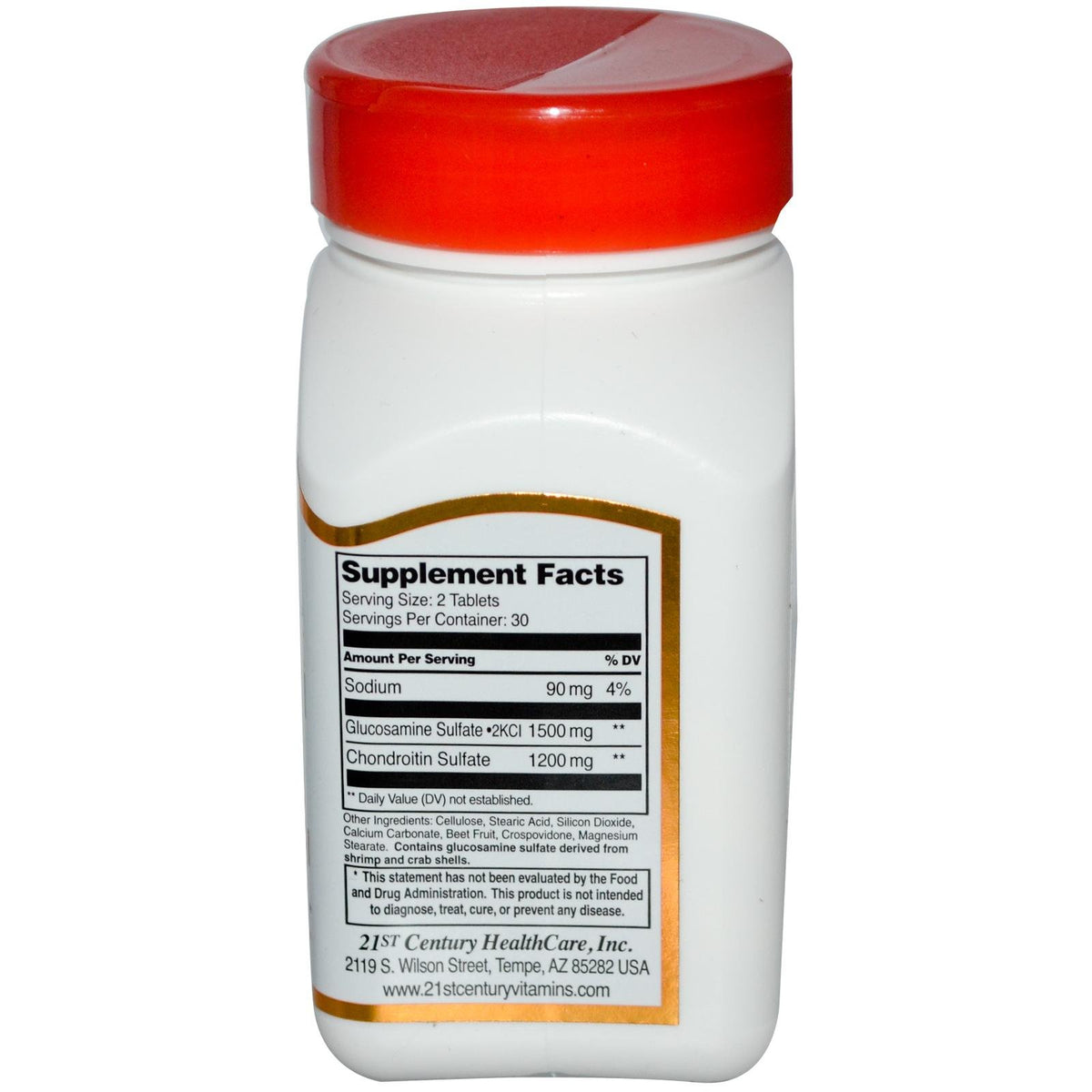 Glucosamine Chondroitin 750mg/600mg 60 Count R797231