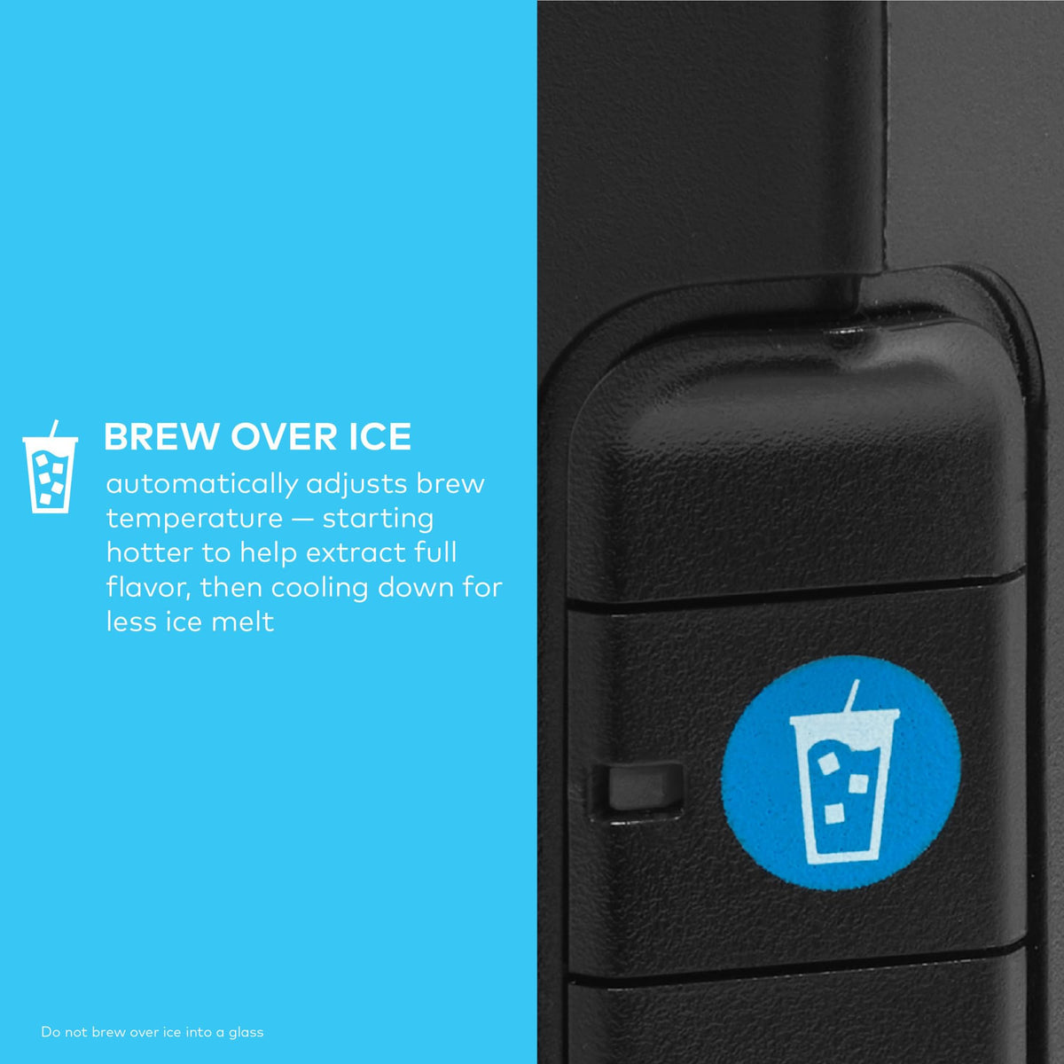Single Serve Coffee Maker and Frother, 3 Brew Sizes, Black X101040