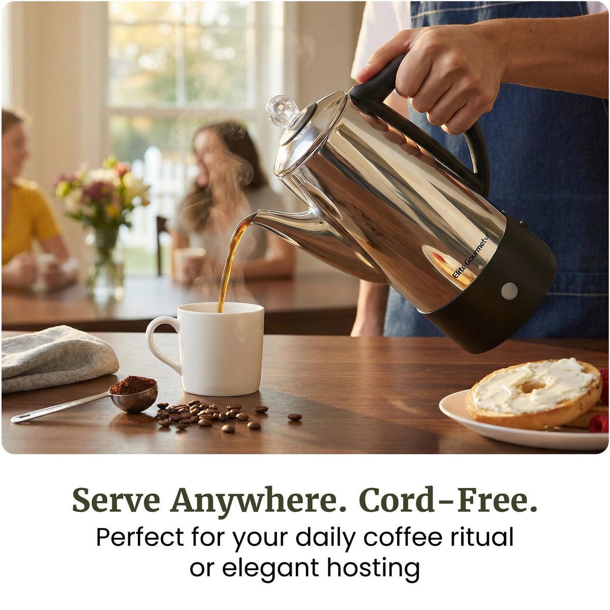 6-Cup Electric Coffee Percolator K427332