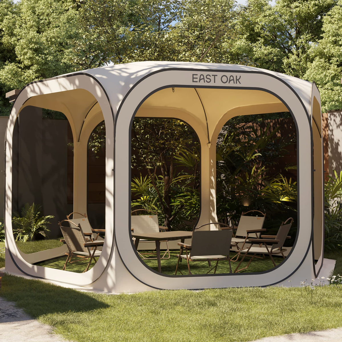 Pop-Up Screen House Tent 12 x 12 FT with Carry Bag G8327